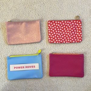IPSY makeup bags, new, never used. Lot of 4.